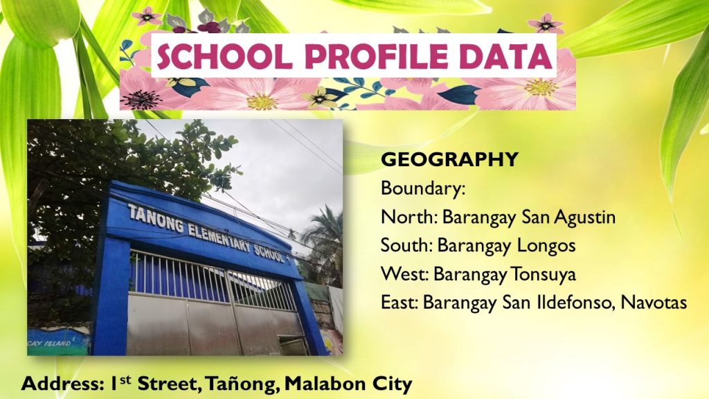 School Profile – Tañong Elementary School